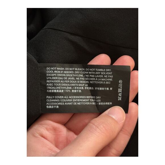 Theory Dress Crepe Sculpted Layer MiniDress black size 14 - Picture 6 of 8